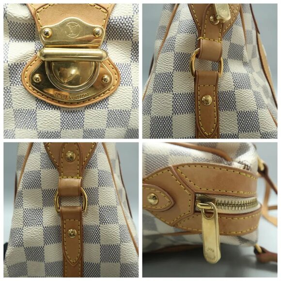 Louis Vuitton Stresa White Damier Azur Canvas Shoulder Bag 1026-020625 - Picture 8 of 12